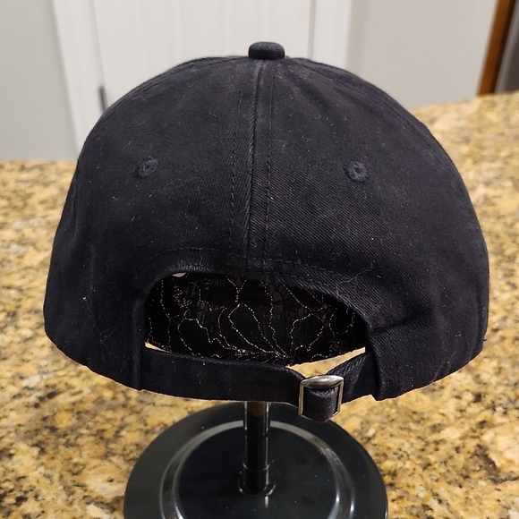 Black Cap with Cupcake Embroidery - Picture 2 of 2